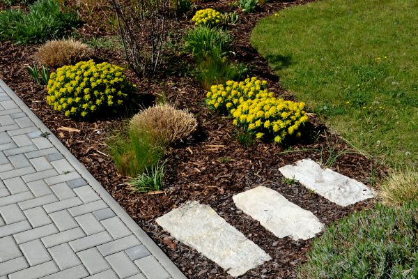 Garden Mulch Installation in Pueblo