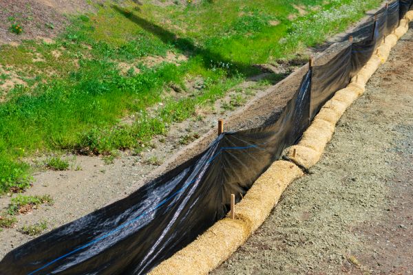Straw Wattle Installation in Pueblo
